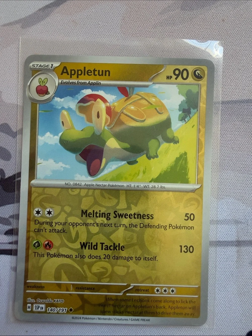 Applin, Dipplin & Appletun Evolution Lot | 6 Holo Reverse Holo Cards ✨5/$25✨